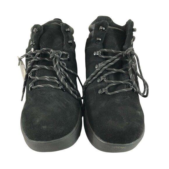 Bearpaw Mens Dominic Boots Suede Waterproof Sheepskin Insole Black Size 9 main image 7